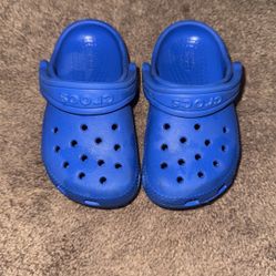 Royal Blue Crocs Child Size 7