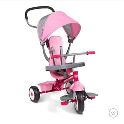 2 Radio flyer Matching Pink & Red Radio flyer Tricycles Available Both For $100 Or 1 For $55