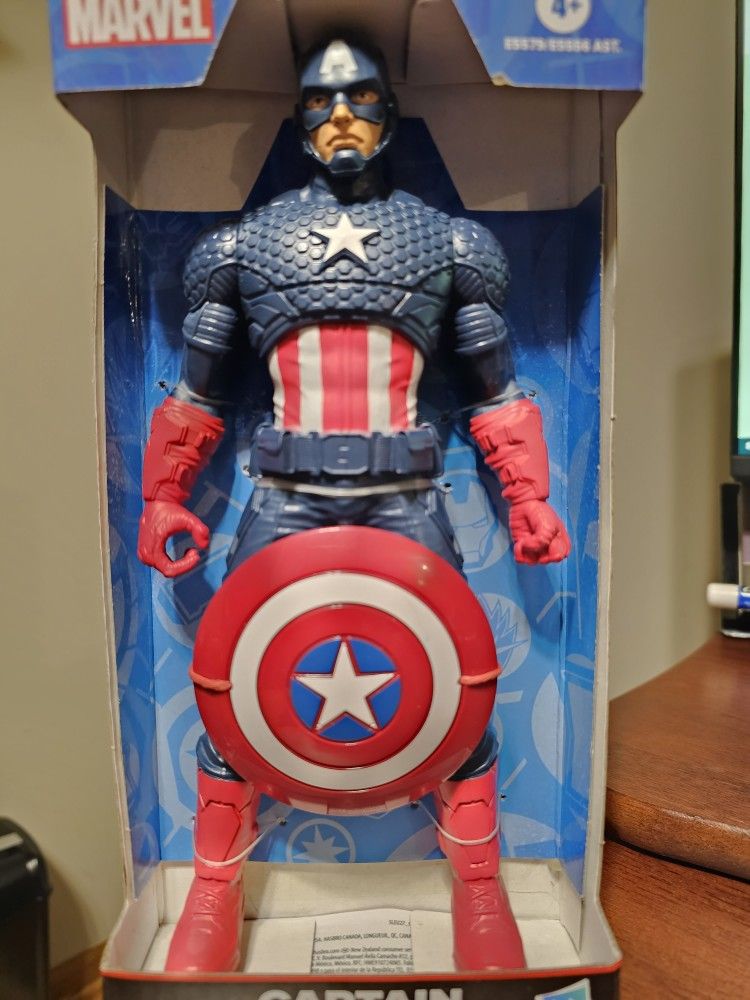 Captain America Marvel Olympus Figures Hasbro  9" Action Figure! (2019, Hasbro)