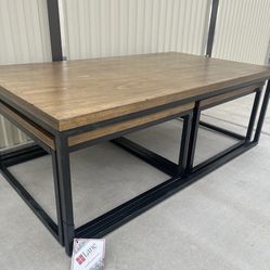 Brand New Large 3pc Nesting Coffee Table 