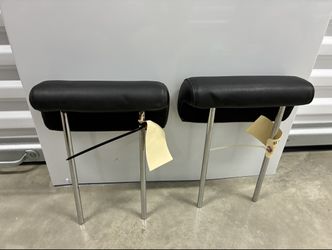 2006 Honda Ridgeline Rear Headrest Pair Tan Leather OEM Perforated
