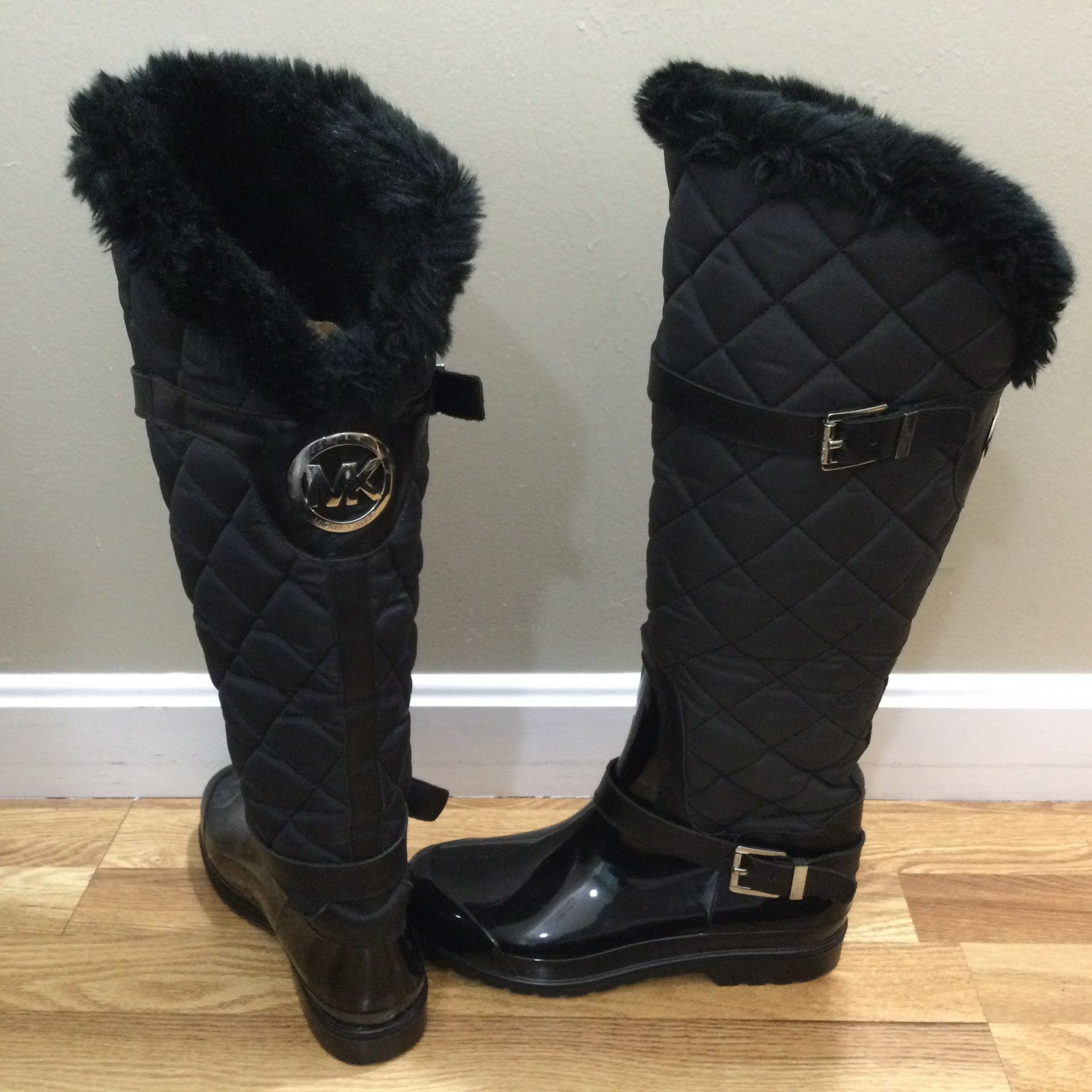 Michael Kors Fulton Quilted Rain/Snow Boots 