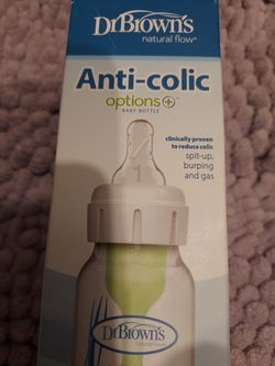 New Dr. Brown's Anti Colic options + 4oz Baby  Bottle size1  0m+ 