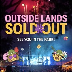 SINGLE DAY & 3 DAY WRISTBANDS FOR OUTSIDE LANDS!!