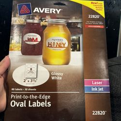 Avery Mason Jar Labels 
