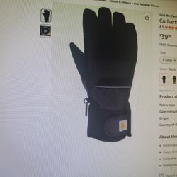 Carhartt Mens Fixer Gloves. Med., NEW