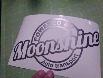 Moonshine decals