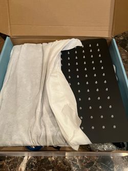Rain shower set- black
