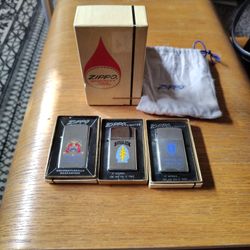 Zippo Lighters (3)  Military