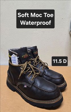 Thorogood Work Boots sz11.5 D SOFT MOC TOE