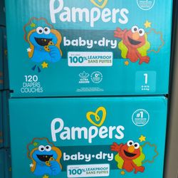 Pampers baby dry size 1