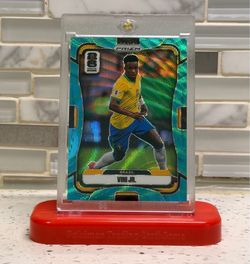 2026 Panini Prizm FIFA World Cup VINI JR. Teal Prizm Wave /99 #88 Brazil
