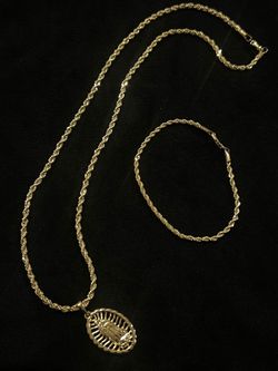 Rope necklace set