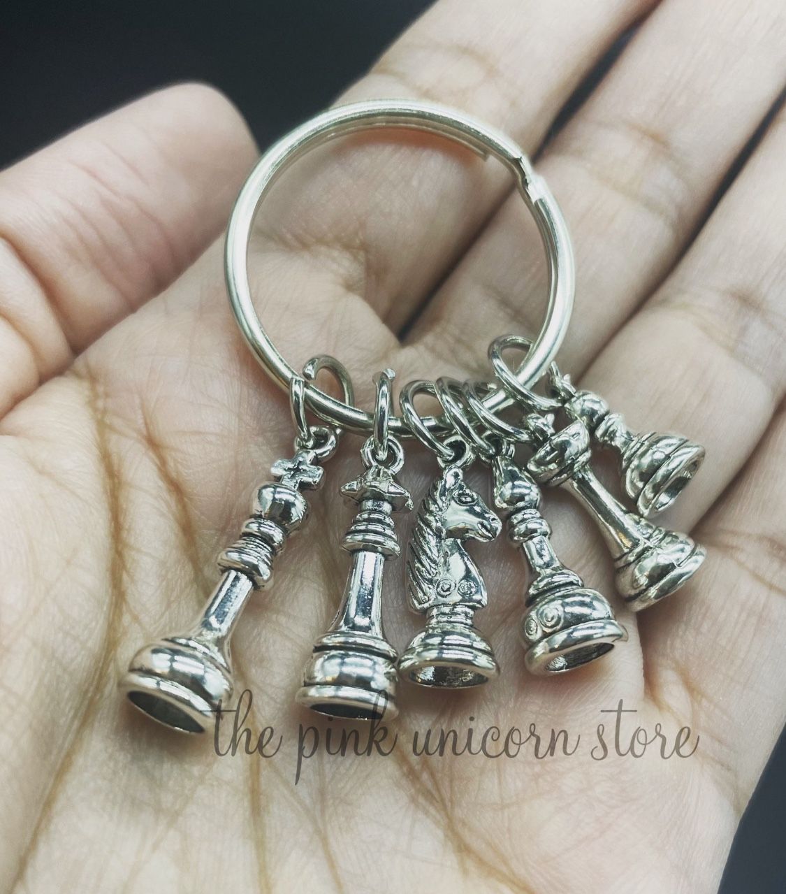 2 KeychainsChess Player & CROSS Key Ring Gift