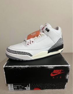 DS Jordan 3 Reimagined White Cement Sz10