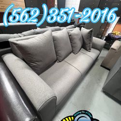 Three Seater Grey Couch New Bonito Sofa Nuevo 