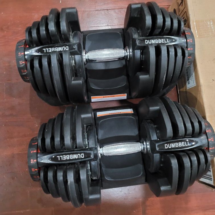 Dial Up Dumbell 1090 With Bowflex Stand