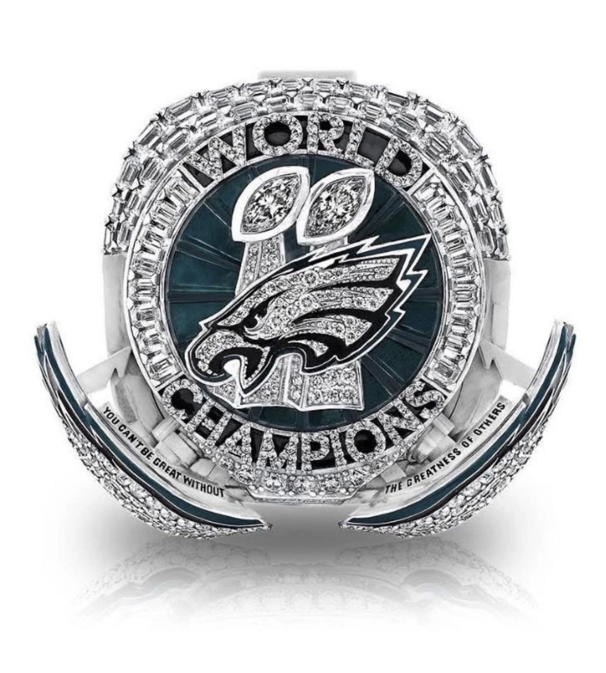 Philadelphia Eagles Super Bowl Championship Ring WITH WING