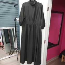 Black Long Dress Size XL