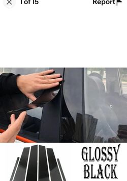 For KIA Optima 2011 2012 2013 2014 2015 Glossy Black Pillar Posts Window Trim