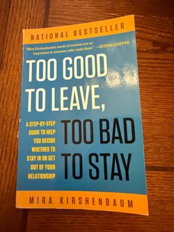 Paperback Relationship Book Too Good To Leave, Too Bad To Stay