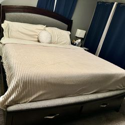 King Size Bed frame And Headboard 