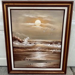 Ocean Seascape Oil Painting 