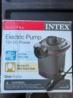 Inflatable bed pump