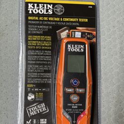 Klein Tools ET250 Digital AC/DC Voltage & Continuity Tester