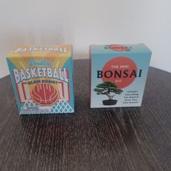 Desktop Basketball & Mini Bonsai Tree Kit - Sealed