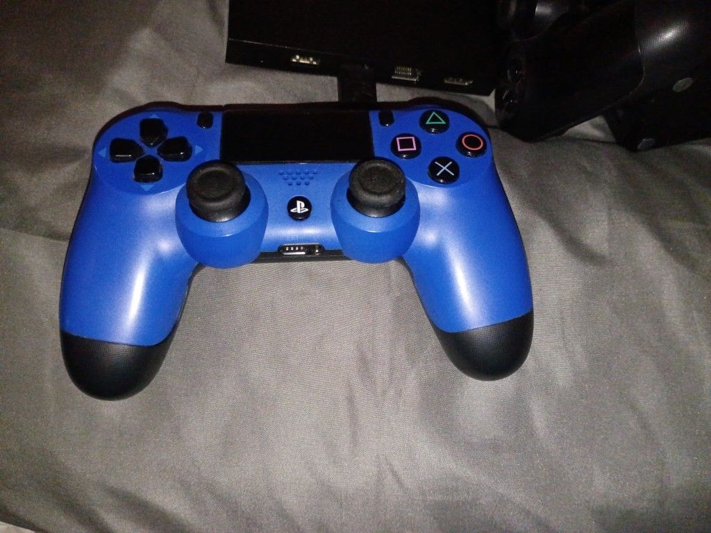 Blue Sony PS4 DualShock 4 wireless controller