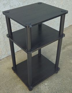 Bedside/Corner Table Stand - Black