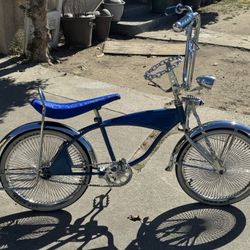 Lowrider Bicycle With Chrome  Parts