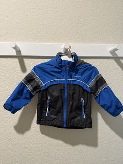 London Fog Toddler Boy Jacket 3T Blue Black Gray