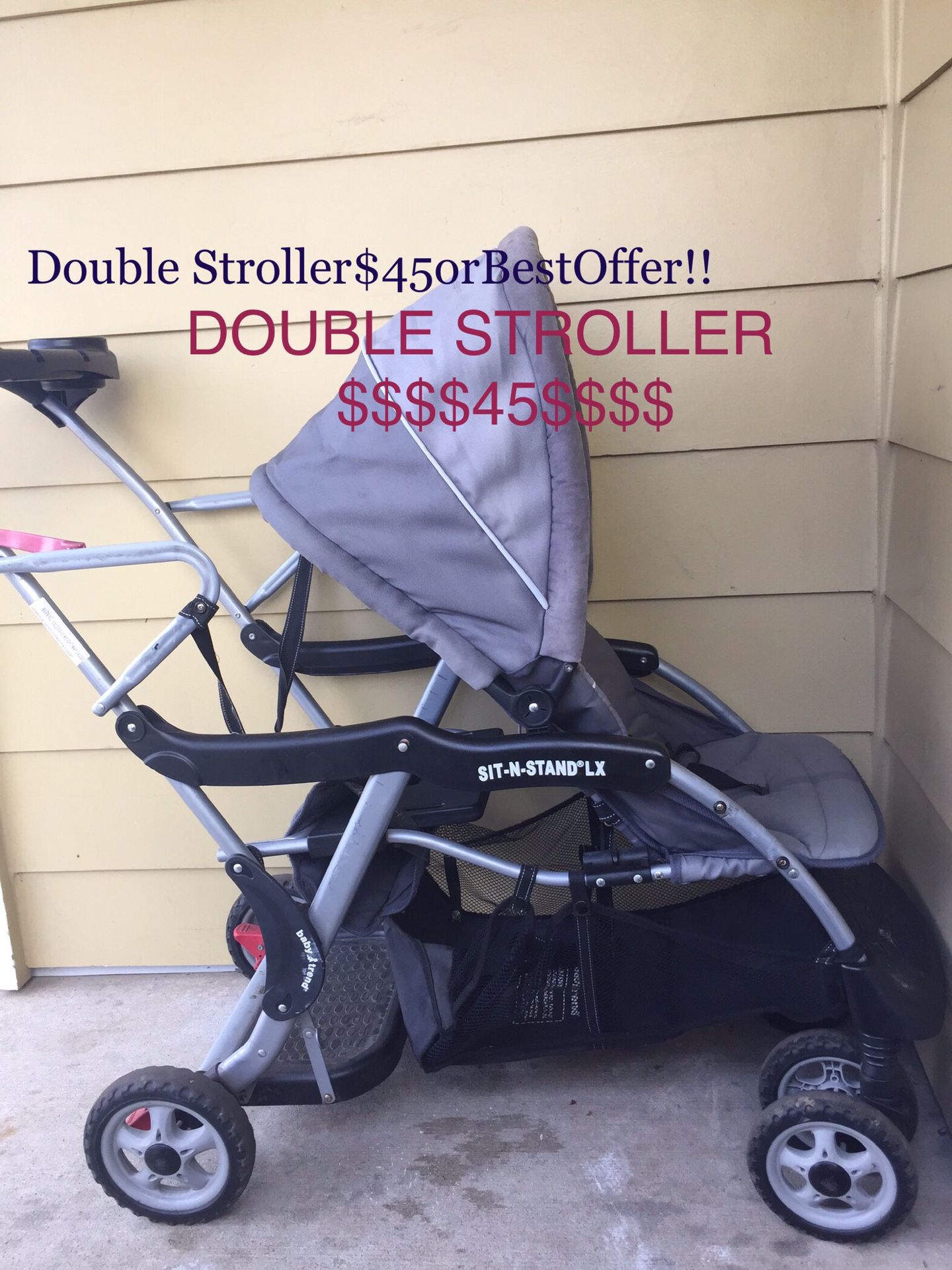 Double Stroller Babys XL Stroller