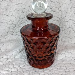 Ashland Amber Glass Perfume Bottle