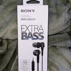 SONY MDR-XB50AP Extra Bass Headphones 
