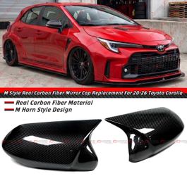 20-27 Toyota Corolla M Style Real Carbon Fiber Mirror Caps