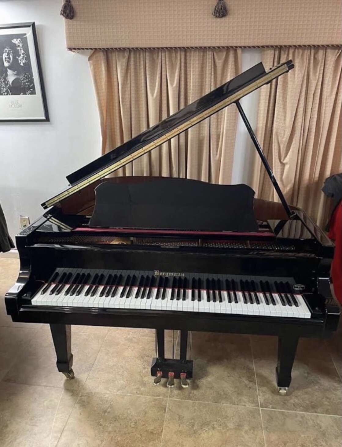 Bergmann Baby Grand Piano In Great Condition Going For Free