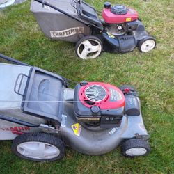 2 Craftsman mowers