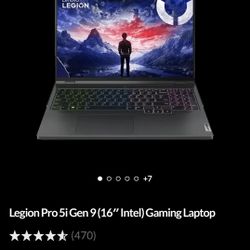 Lenovo Legion Pro 5i Gen 9  Gaming Laptop