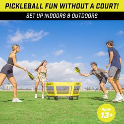 GoSports Pickle 360 Paddle Ball Game Set - Choose Original or Hardcourt - Pickleball Without a Court