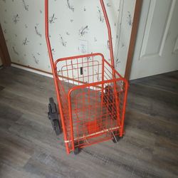 Folding Metal Shopping Cart 