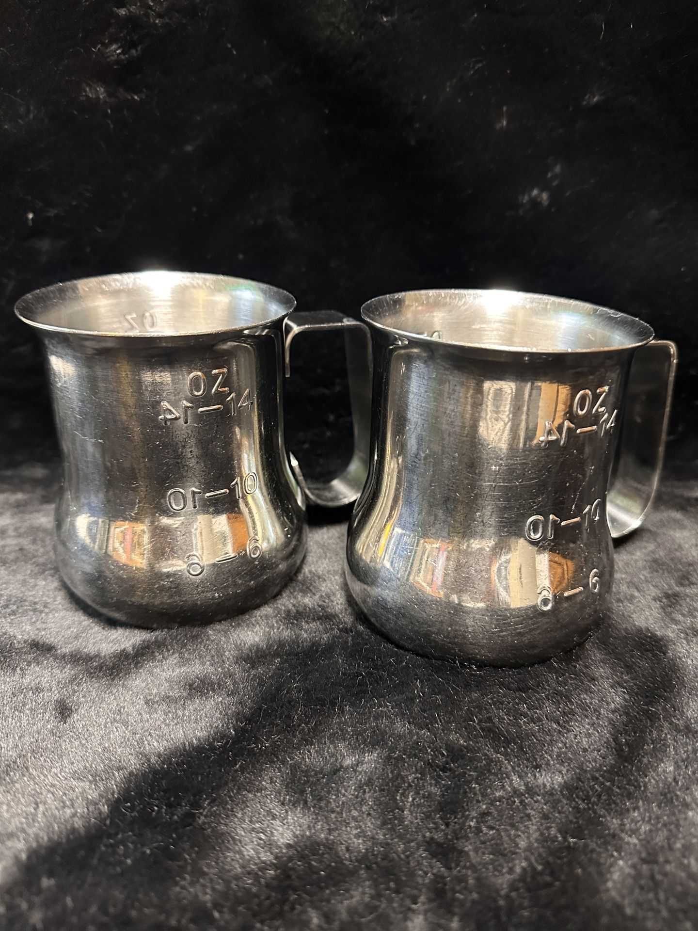 π₯ Milk Frothing Pitchers Set of 2 Stainless Steel