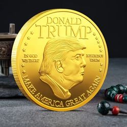 Donald Trump President Gold Coin