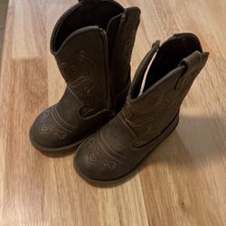 Girls Cat & Jack Cowgirl Toddler Boots Size 5