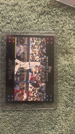 Derek Jeter Topps New York Yankees Baseball Card