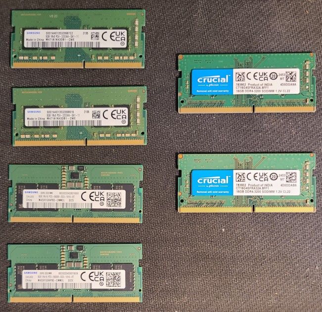64gb DDR4 SODIMM Laptop Ram
