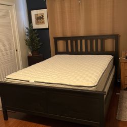 Bed Frame with Mattress Queen