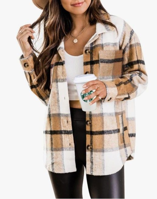 Flannel Shirts Fashion Jacket